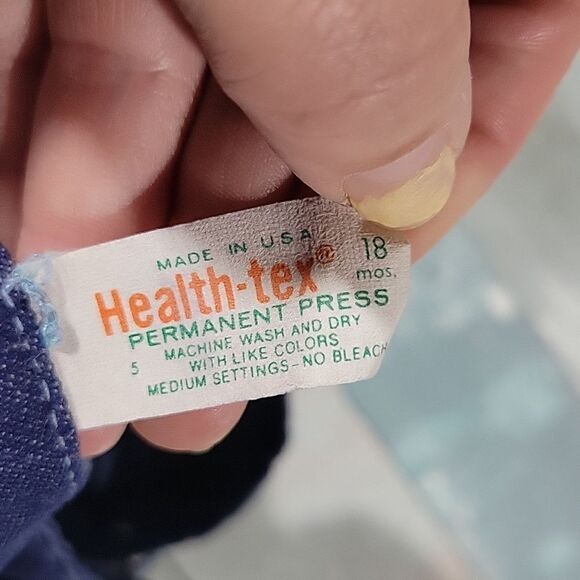 Vintage Health-Tex Overalls sz 18 mo - Picture 6 of 6